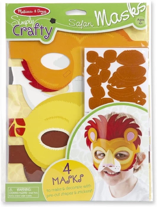 M&d - simply crafty masques d'animaux safari