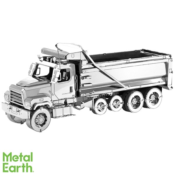 Metal earth - camion à benne freightliner