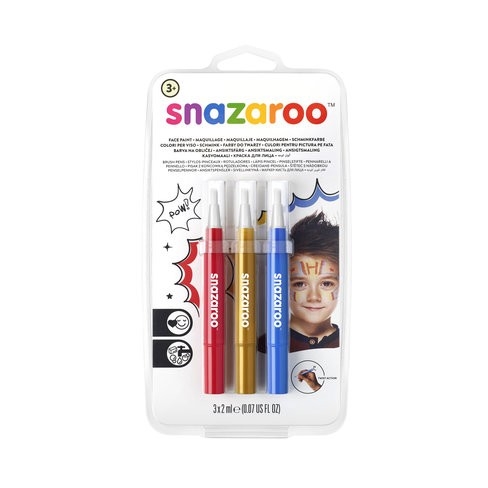 Snazaroo - Ens. de crayons-pinceaux - Aventure