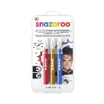 Snazaroo - Ens. de crayons-pinceaux - Aventure