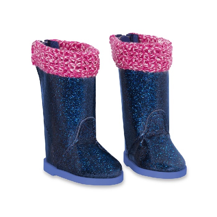 Glitter girls - bottes à paillettes bleues