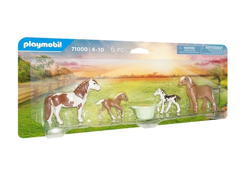 Playmobil - Country - 2 poneys islandais et poulains