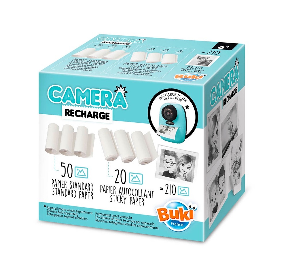Buki - recharges appareil photo instantané