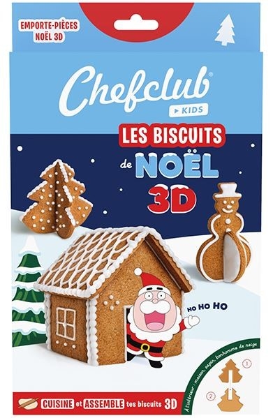 Chefclub - emporte-pièces - biscuits de noël 3D