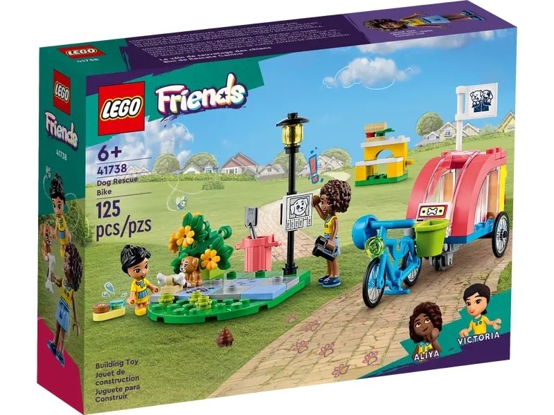 Lego Friends - Le vélo de sauvetage des chiens