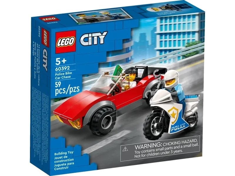 Lego City - Poursuite de la voiture en moto