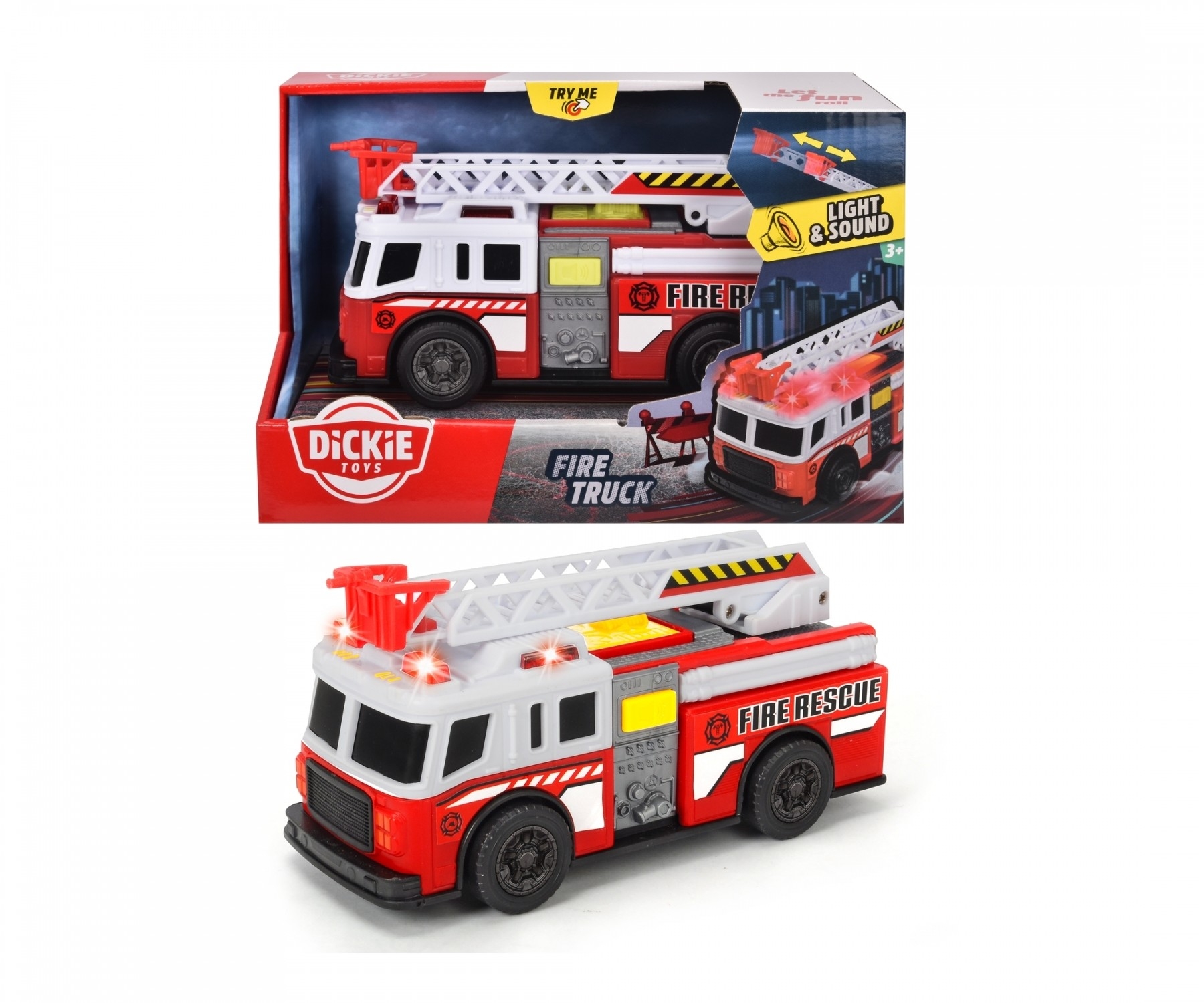 City Heroes - Camion de pompier Sons et Lumières.