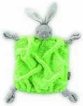 Kaloo - lapin vert néon doudou